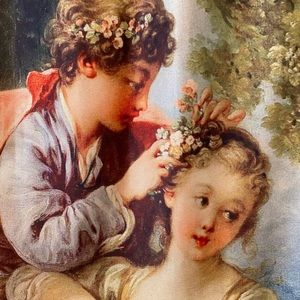 Gorgeous classic painting pencil skirt